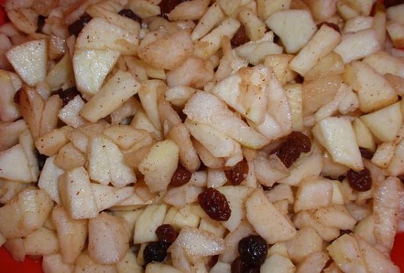 Jablečné vdolečky - kynuté, pečené