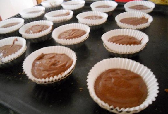 Brownies cupcake